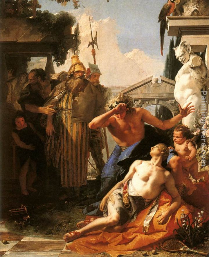 Giovanni Battista Tiepolo The Death of Hyacinth